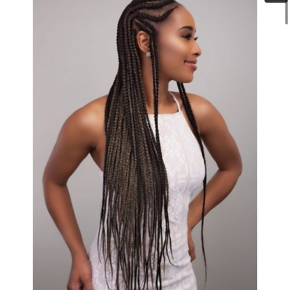 (5) Expression 3X EX Pre-stretched Braid Hair 48” - Picture 2 of 3